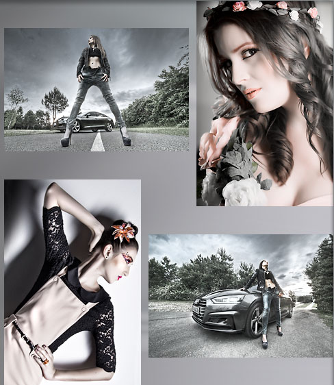audi shooting fashion